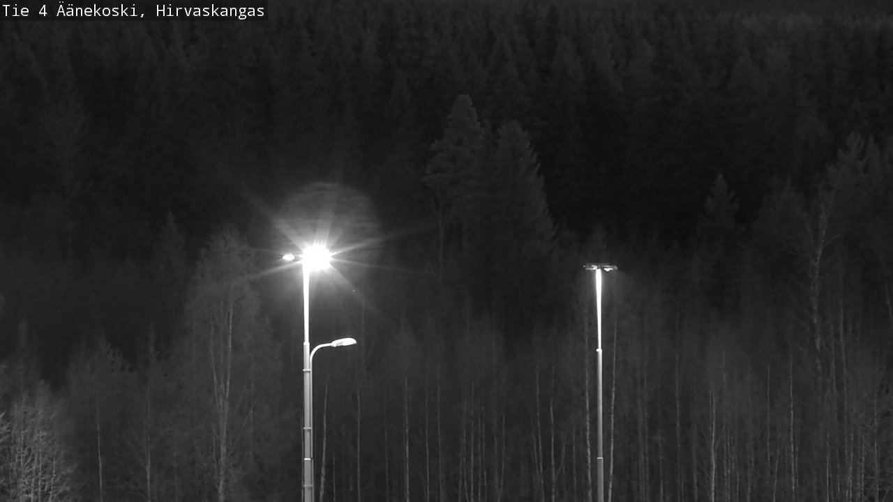Weather Camera Image Road 4 Äänekoski, Hirvaskangas, Äänekoski, Keski-Suomi