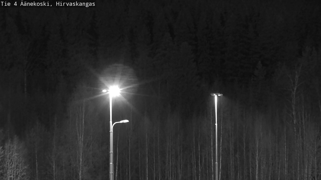 Weather Camera Image Road 4 Äänekoski, Hirvaskangas, Äänekoski, Keski-Suomi