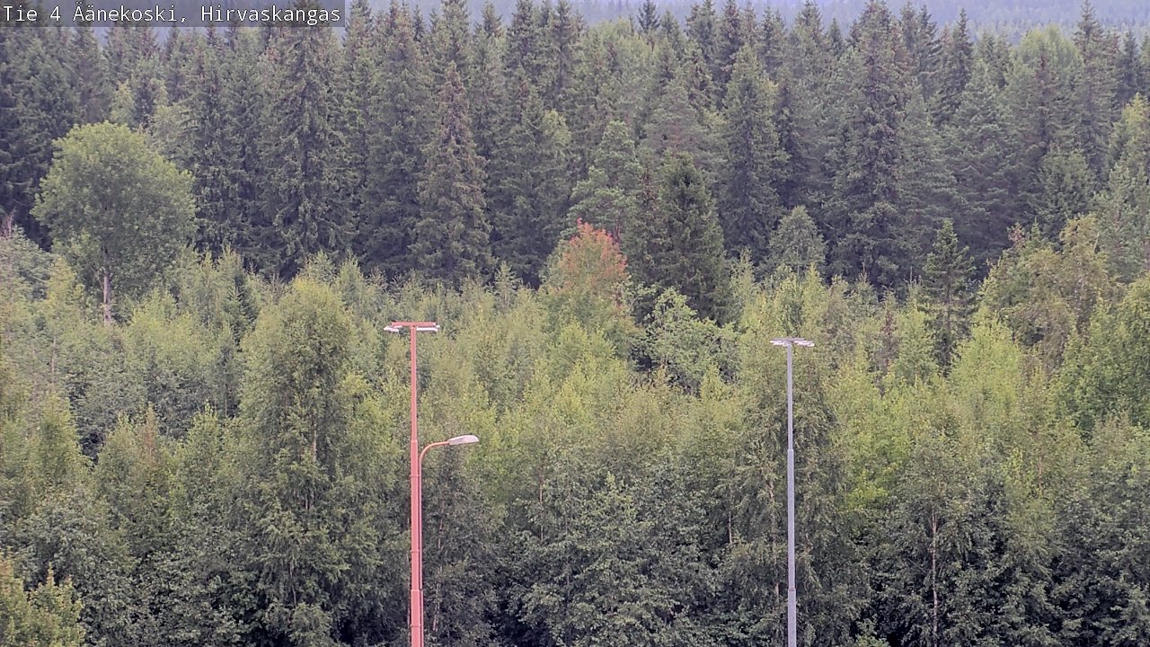 Weather Camera Image Road 4 Äänekoski, Hirvaskangas, Äänekoski, Keski-Suomi