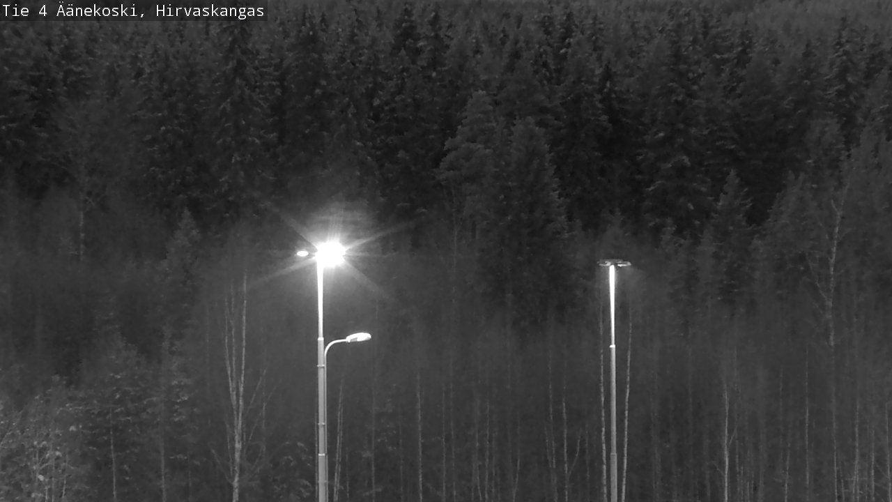 Weather Camera Image Road 4 Äänekoski, Hirvaskangas, Äänekoski, Keski-Suomi