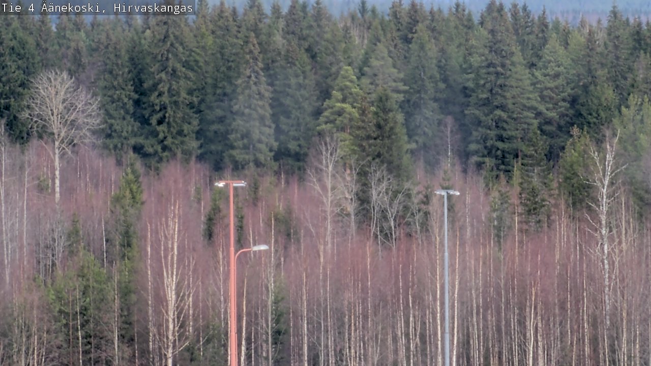 Weather Camera Image Road 4 Äänekoski, Hirvaskangas, Äänekoski, Keski-Suomi