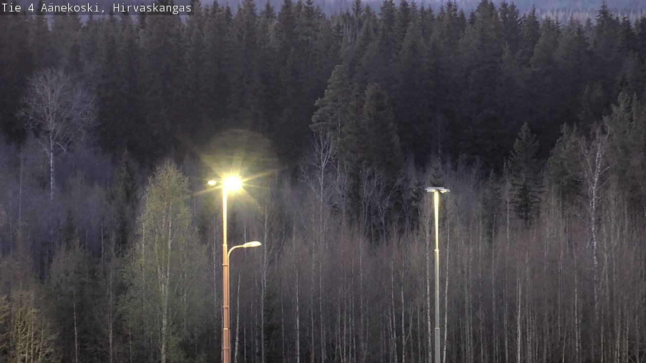 Weather Camera Image Road 4 Äänekoski, Hirvaskangas, Äänekoski, Keski-Suomi