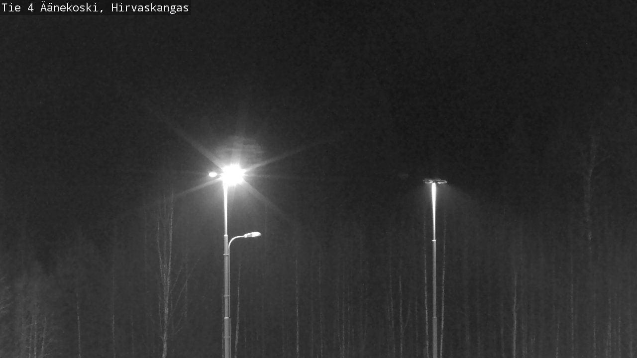 Weather Camera Image Väg 4 Äänekoski, Hirvaskangas, Äänekoski, Keski-Suomi