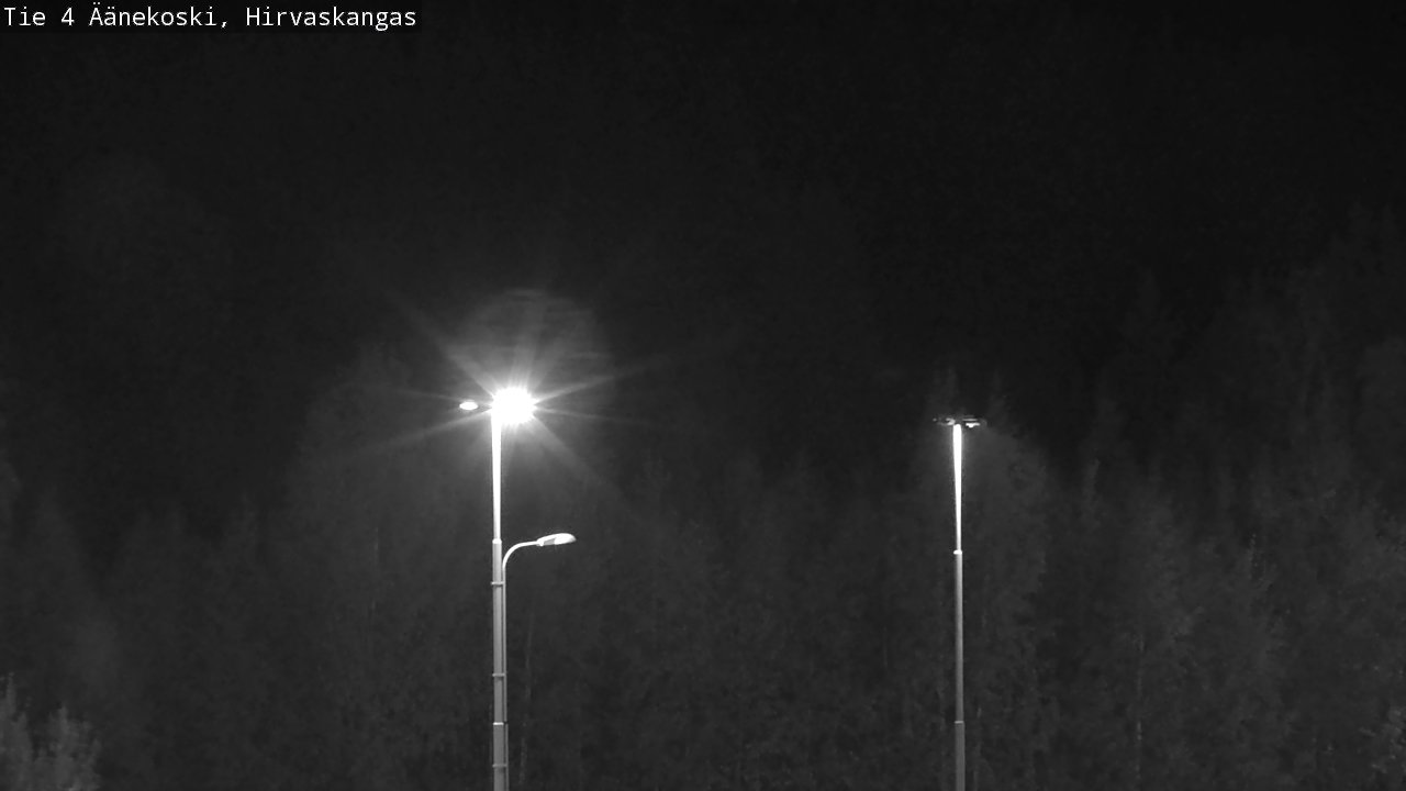 Weather Camera Image Road 4 Äänekoski, Hirvaskangas, Äänekoski, Keski-Suomi