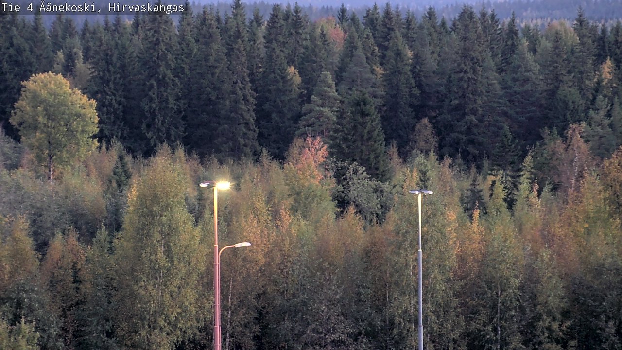 Weather Camera Image Road 4 Äänekoski, Hirvaskangas, Äänekoski, Keski-Suomi