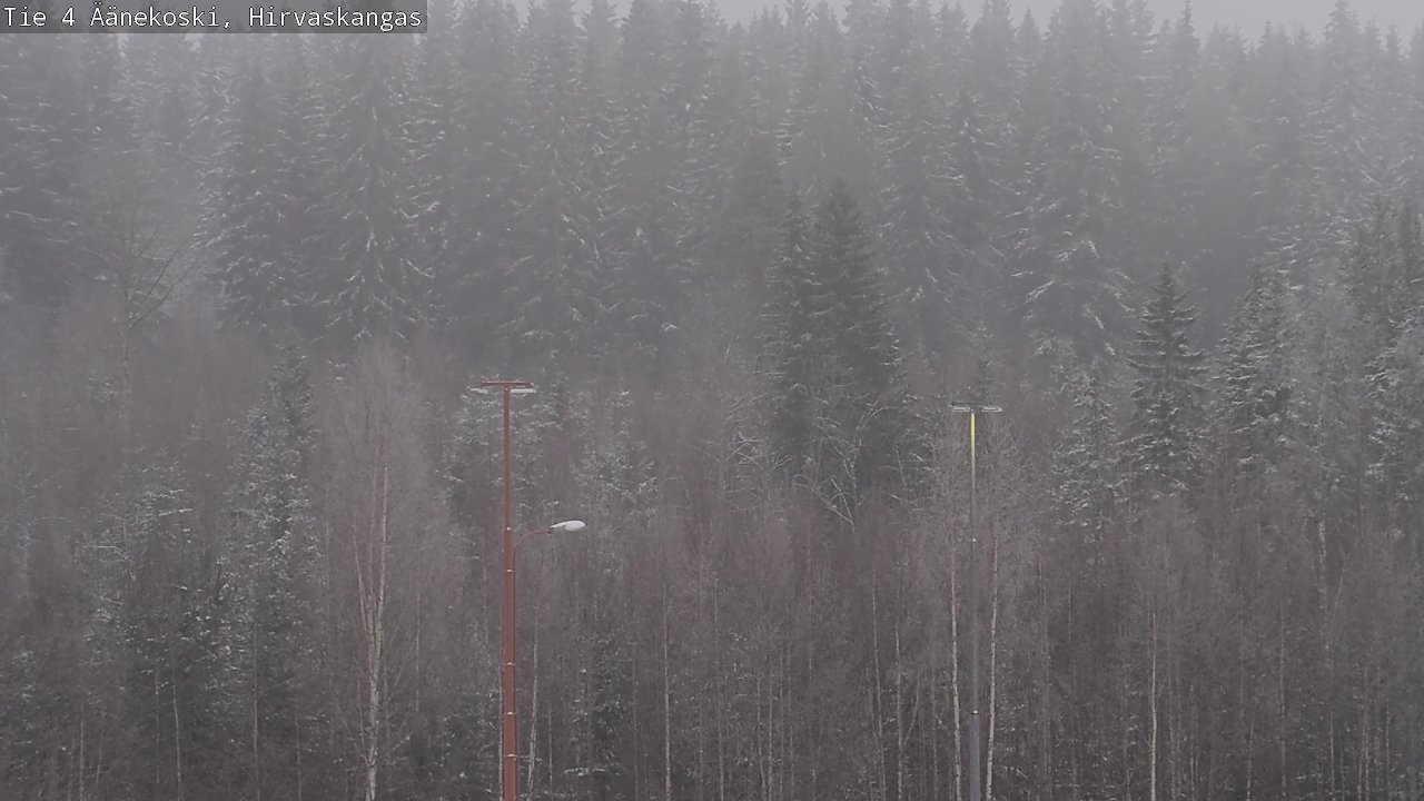 Weather Camera Image Väg 4 Äänekoski, Hirvaskangas, Äänekoski, Keski-Suomi
