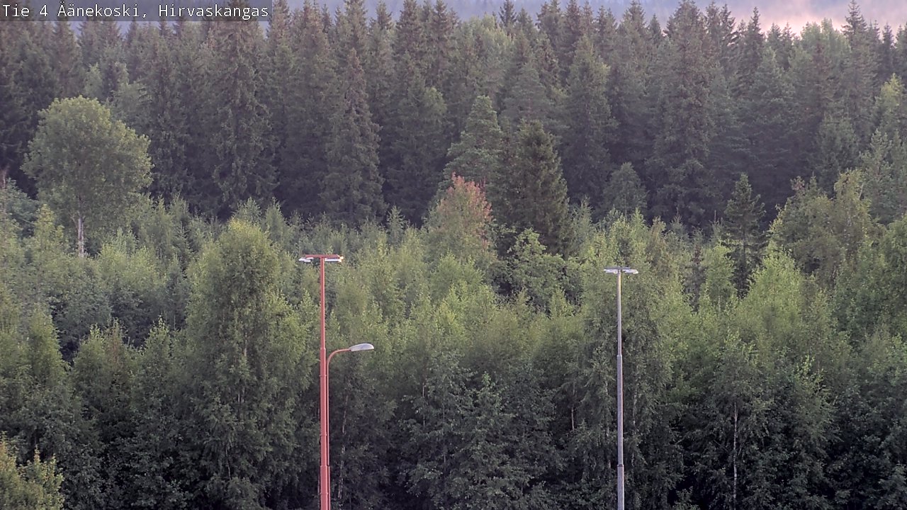 Weather Camera Image Road 4 Äänekoski, Hirvaskangas, Äänekoski, Keski-Suomi