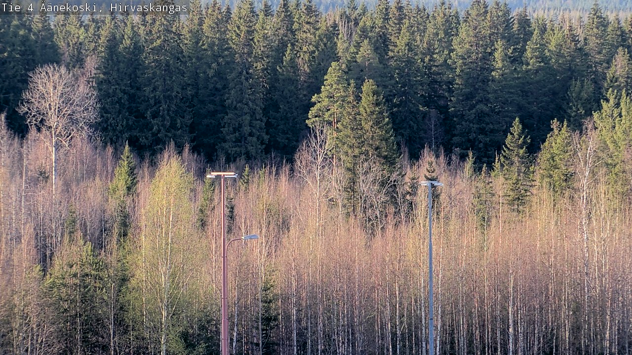 Weather Camera Image Road 4 Äänekoski, Hirvaskangas, Äänekoski, Keski-Suomi