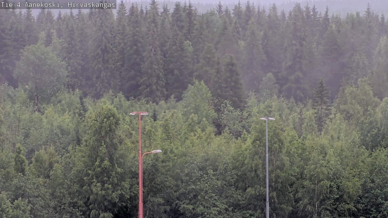 Weather Camera Image Väg 4 Äänekoski, Hirvaskangas, Äänekoski, Keski-Suomi