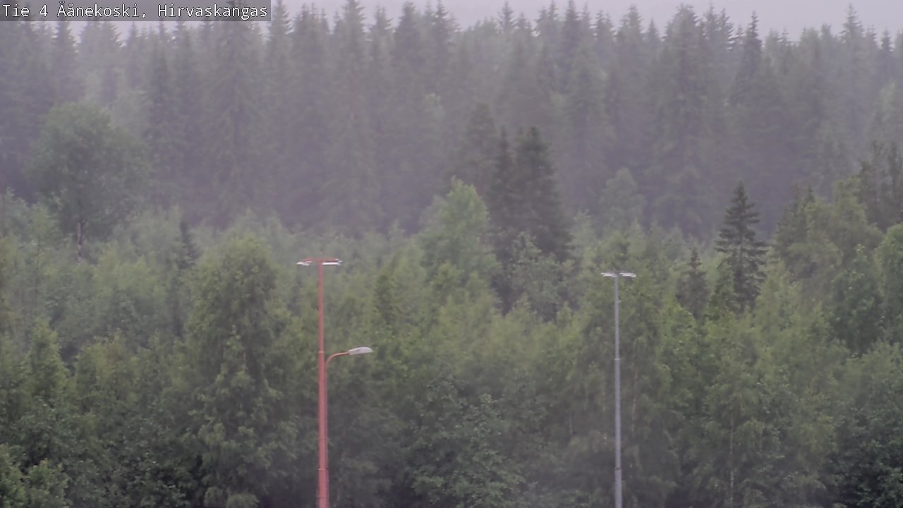 Weather Camera Image Väg 4 Äänekoski, Hirvaskangas, Äänekoski, Keski-Suomi