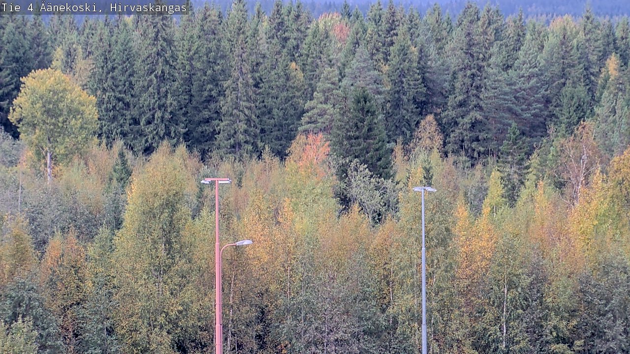 Weather Camera Image Road 4 Äänekoski, Hirvaskangas, Äänekoski, Keski-Suomi