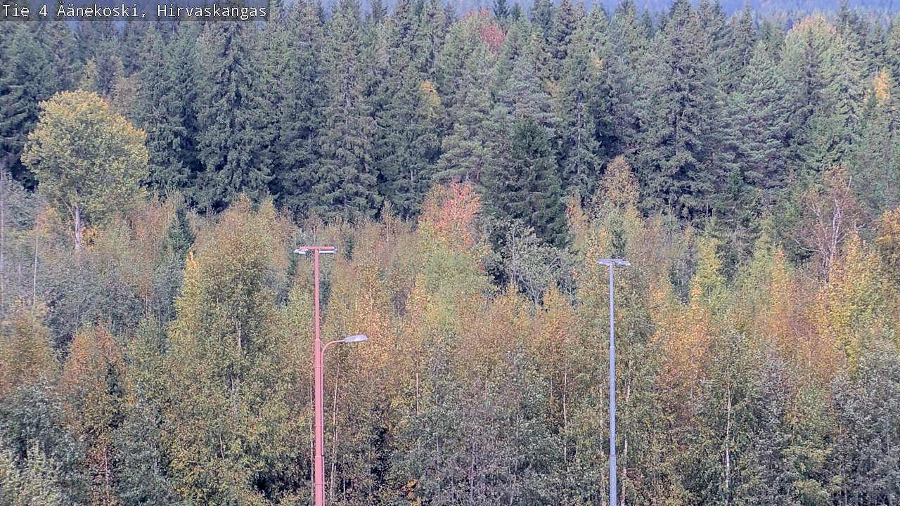 Weather Camera Image Road 4 Äänekoski, Hirvaskangas, Äänekoski, Keski-Suomi