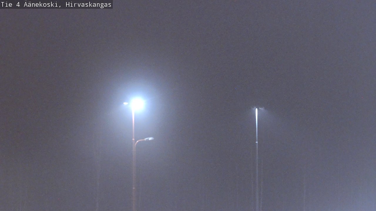 Weather Camera Image Väg 4 Äänekoski, Hirvaskangas, Äänekoski, Keski-Suomi