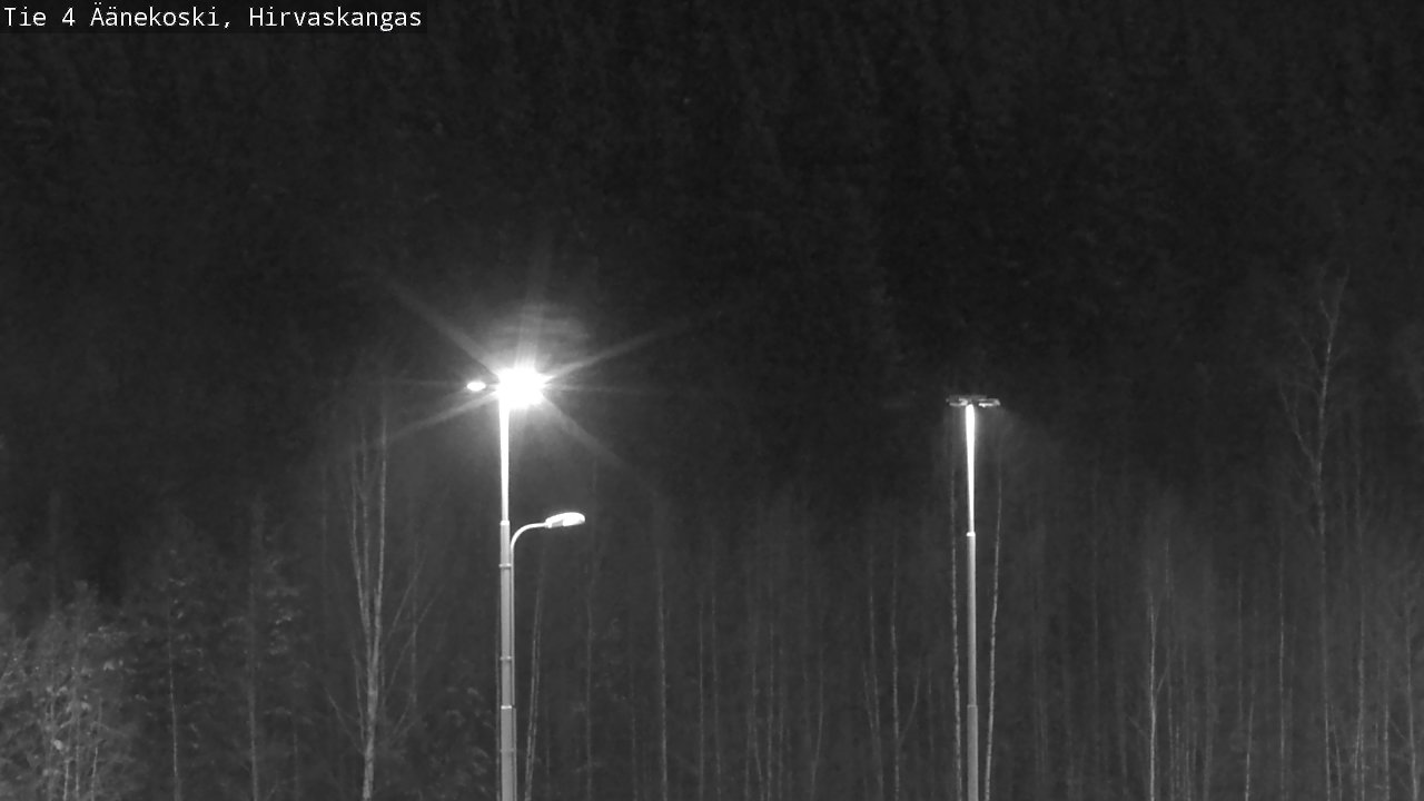 Weather Camera Image Road 4 Äänekoski, Hirvaskangas, Äänekoski, Keski-Suomi