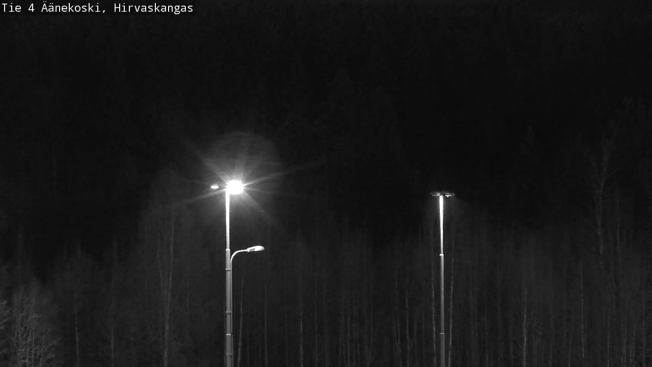 Weather Camera Image Road 4 Äänekoski, Hirvaskangas, Äänekoski, Keski-Suomi