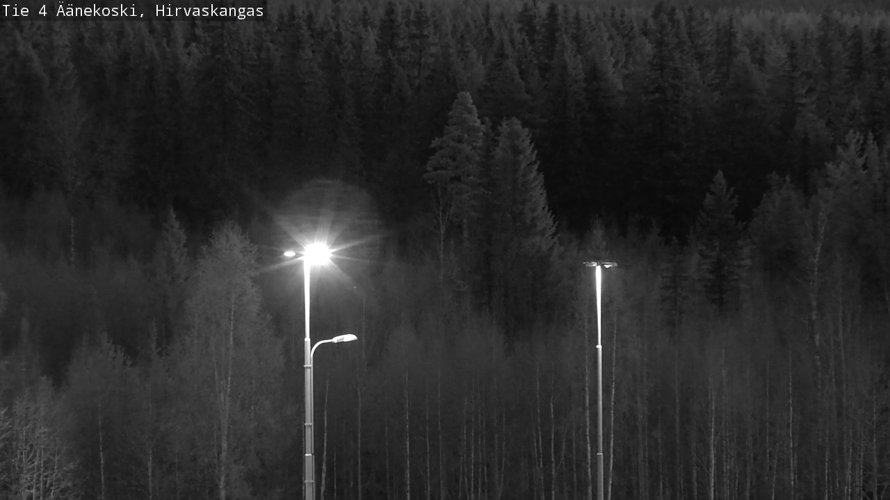 Weather Camera Image Road 4 Äänekoski, Hirvaskangas, Äänekoski, Keski-Suomi