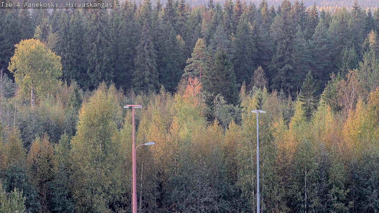 Weather Camera Image Road 4 Äänekoski, Hirvaskangas, Äänekoski, Keski-Suomi