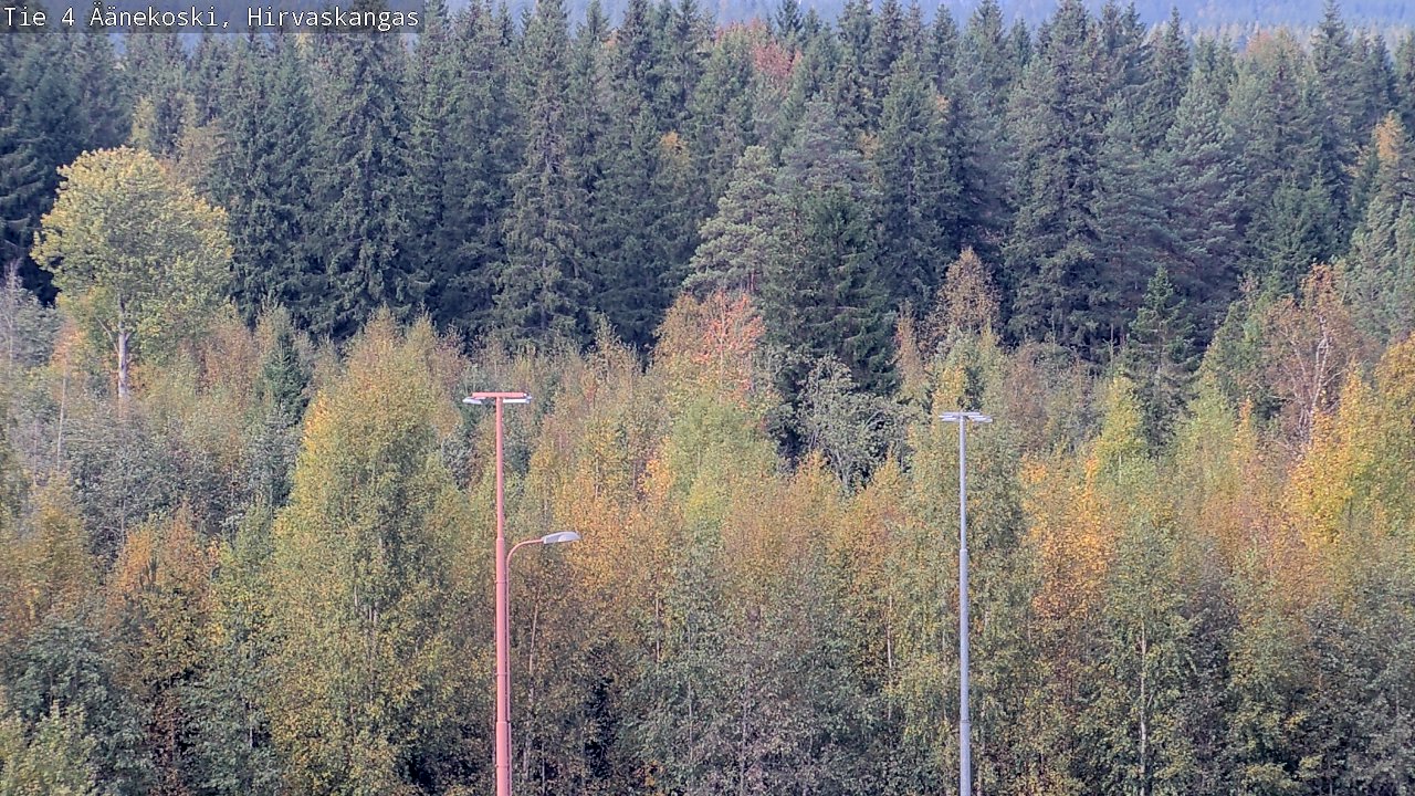 Weather Camera Image Road 4 Äänekoski, Hirvaskangas, Äänekoski, Keski-Suomi