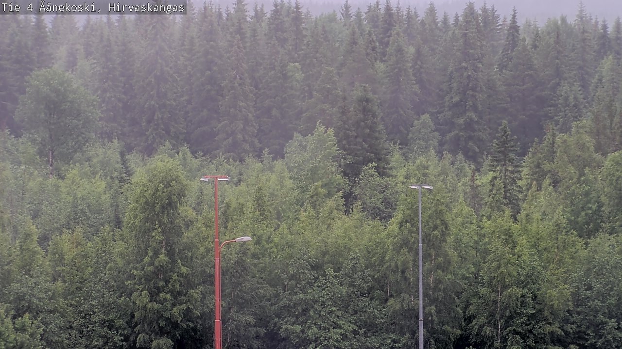 Weather Camera Image Väg 4 Äänekoski, Hirvaskangas, Äänekoski, Keski-Suomi