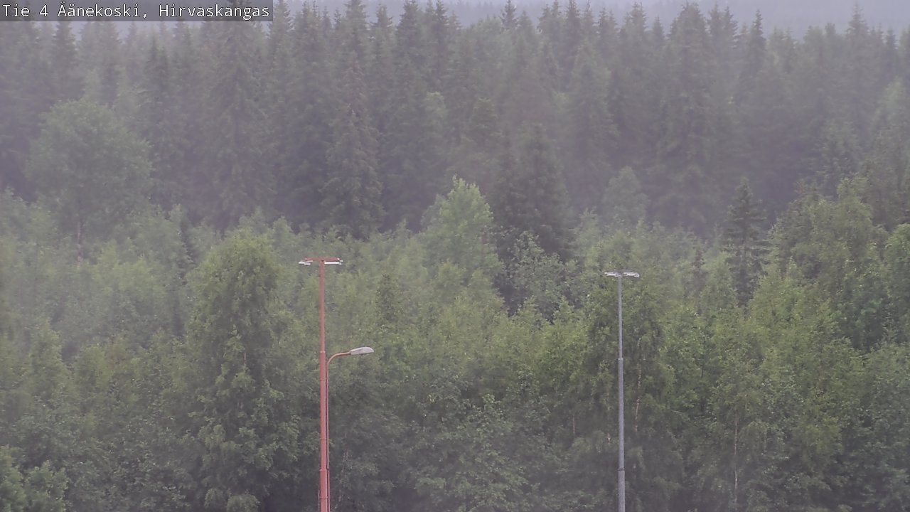 Weather Camera Image Väg 4 Äänekoski, Hirvaskangas, Äänekoski, Keski-Suomi