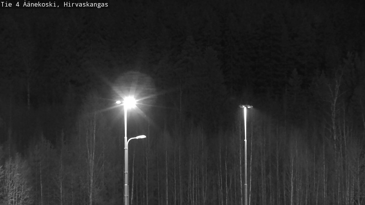 Weather Camera Image Road 4 Äänekoski, Hirvaskangas, Äänekoski, Keski-Suomi