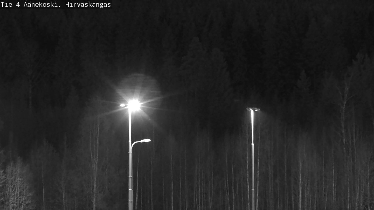 Weather Camera Image Road 4 Äänekoski, Hirvaskangas, Äänekoski, Keski-Suomi