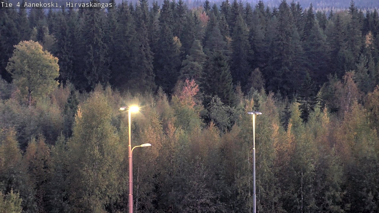 Weather Camera Image Road 4 Äänekoski, Hirvaskangas, Äänekoski, Keski-Suomi