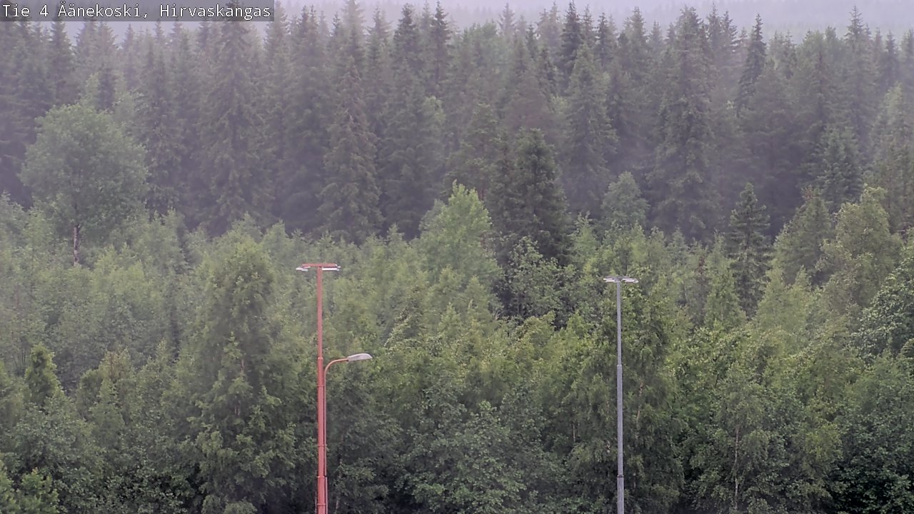 Weather Camera Image Väg 4 Äänekoski, Hirvaskangas, Äänekoski, Keski-Suomi