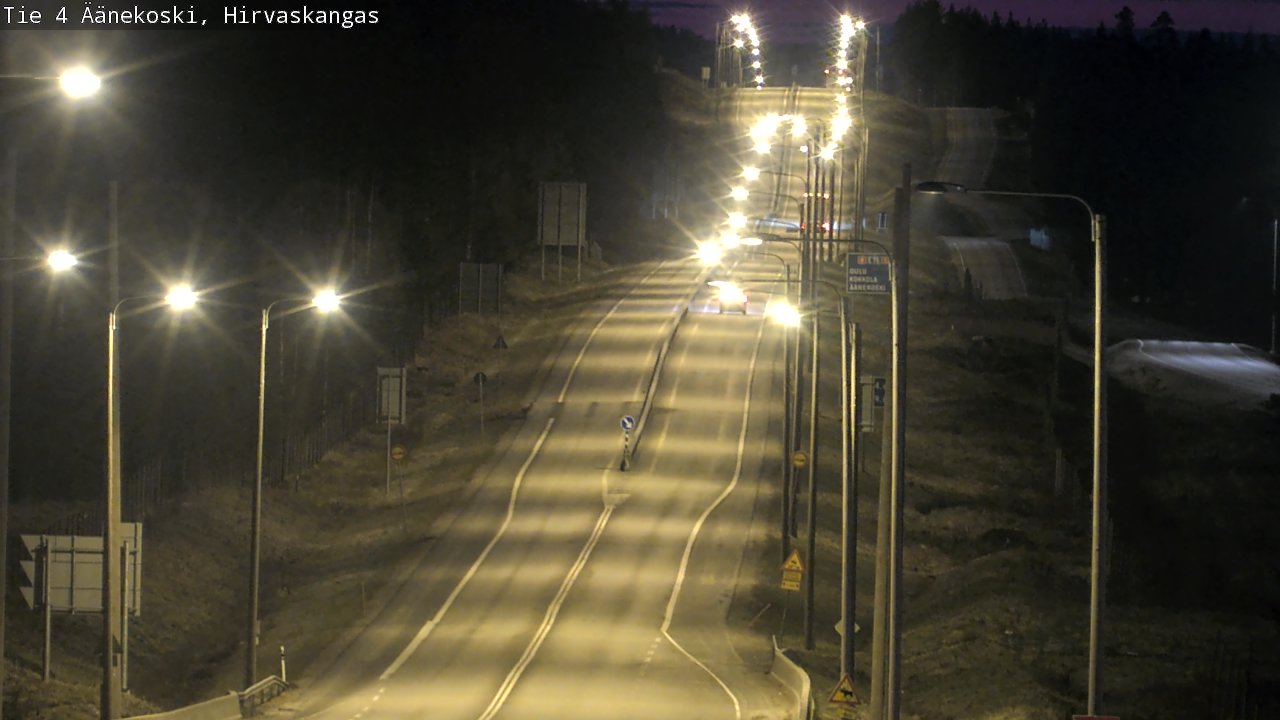 Weather Camera Image Road 4 Äänekoski, Hirvaskangas, Äänekoski, Keski-Suomi