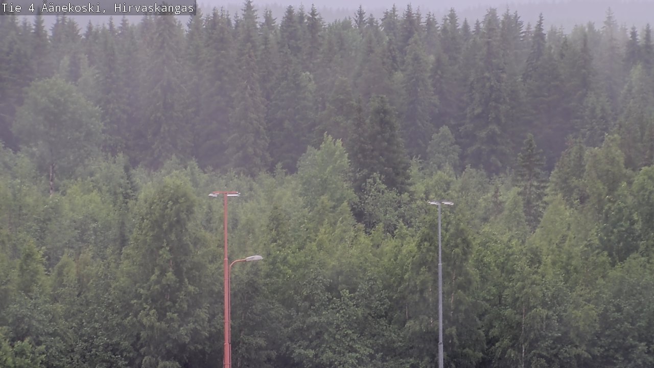 Weather Camera Image Väg 4 Äänekoski, Hirvaskangas, Äänekoski, Keski-Suomi