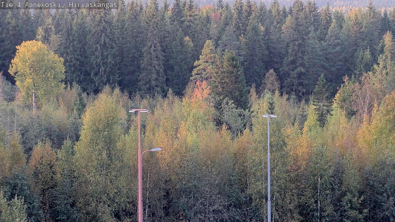 Weather Camera Image Road 4 Äänekoski, Hirvaskangas, Äänekoski, Keski-Suomi