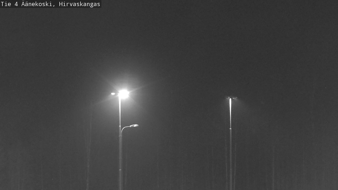 Weather Camera Image Väg 4 Äänekoski, Hirvaskangas, Äänekoski, Keski-Suomi