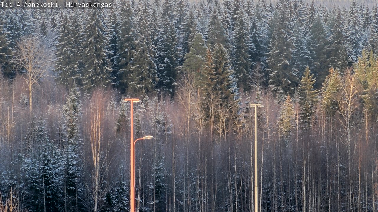 Weather Camera Image Road 4 Äänekoski, Hirvaskangas, Äänekoski, Keski-Suomi