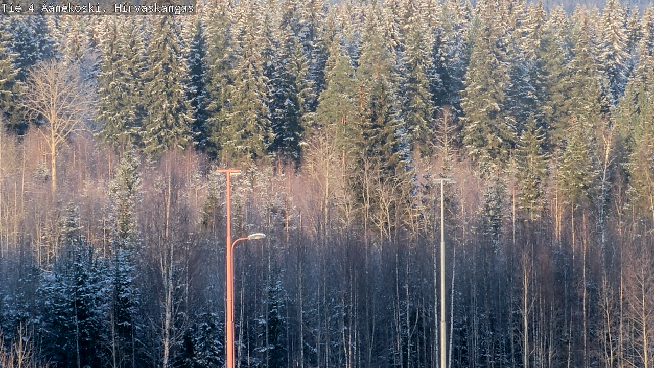 Weather Camera Image Road 4 Äänekoski, Hirvaskangas, Äänekoski, Keski-Suomi
