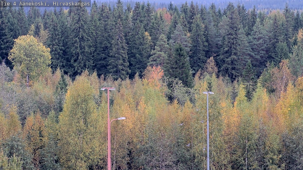 Weather Camera Image Road 4 Äänekoski, Hirvaskangas, Äänekoski, Keski-Suomi