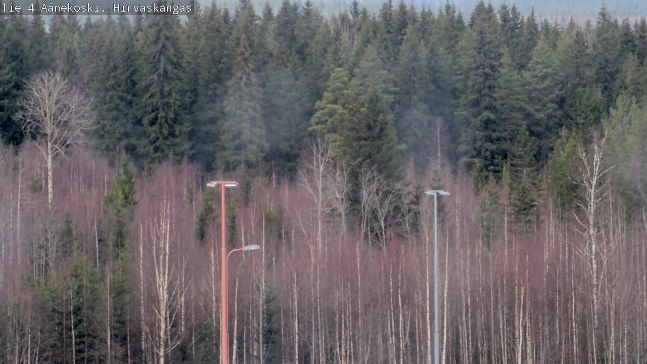 Weather Camera Image Road 4 Äänekoski, Hirvaskangas, Äänekoski, Keski-Suomi