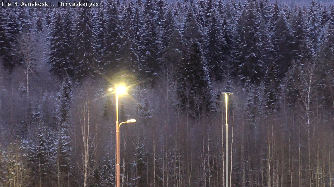 Weather Camera Image Road 4 Äänekoski, Hirvaskangas, Äänekoski, Keski-Suomi
