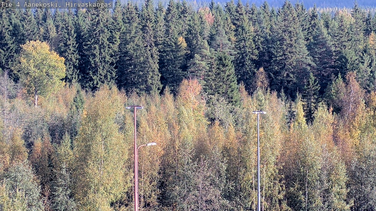 Weather Camera Image Road 4 Äänekoski, Hirvaskangas, Äänekoski, Keski-Suomi