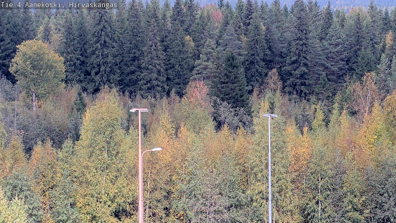 Weather Camera Image Road 4 Äänekoski, Hirvaskangas, Äänekoski, Keski-Suomi