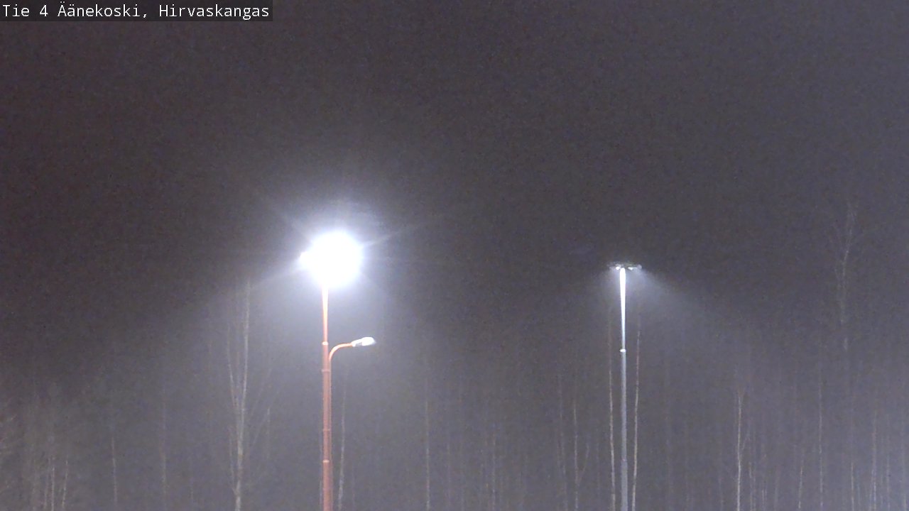 Weather Camera Image Väg 4 Äänekoski, Hirvaskangas, Äänekoski, Keski-Suomi