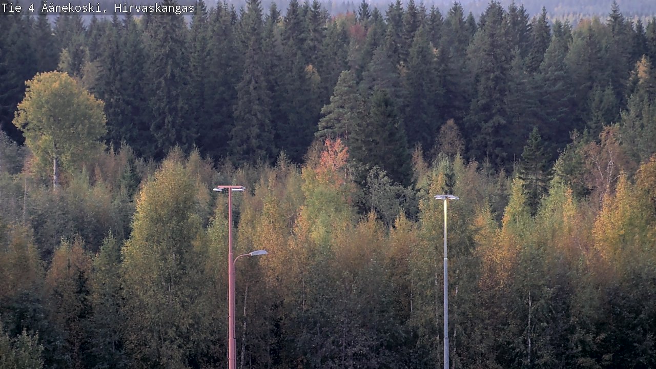 Weather Camera Image Road 4 Äänekoski, Hirvaskangas, Äänekoski, Keski-Suomi