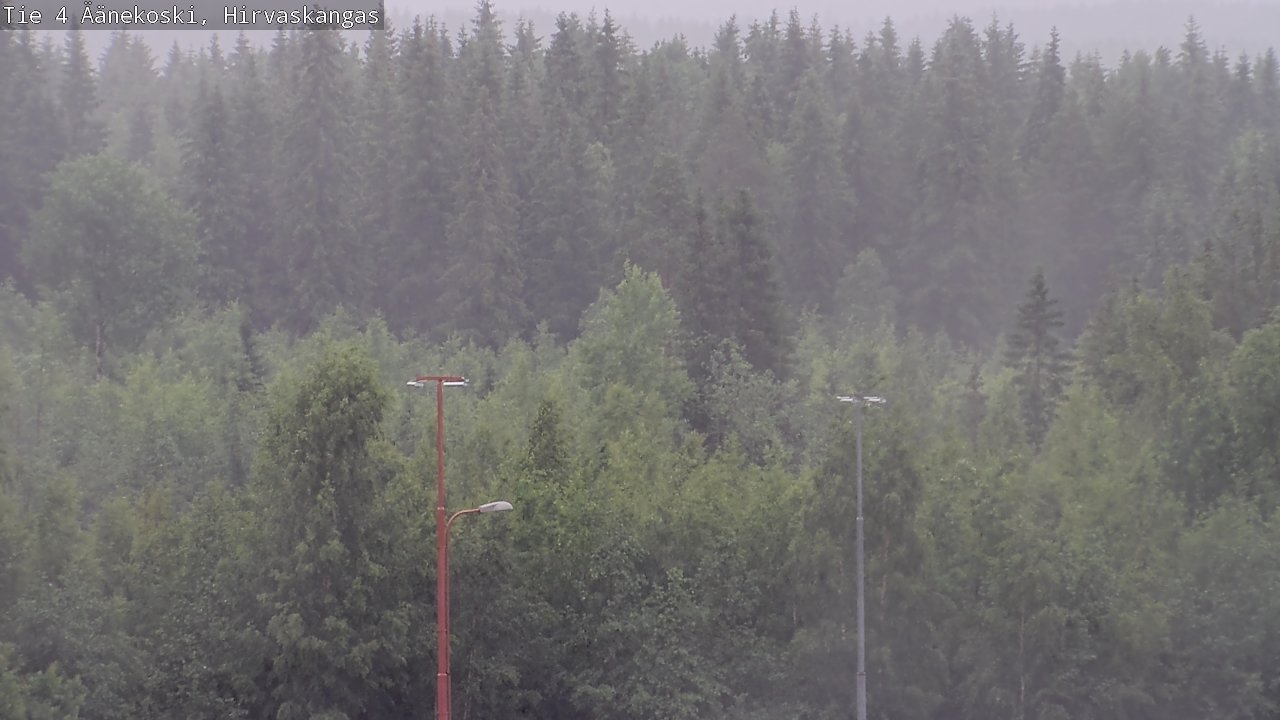 Weather Camera Image Väg 4 Äänekoski, Hirvaskangas, Äänekoski, Keski-Suomi