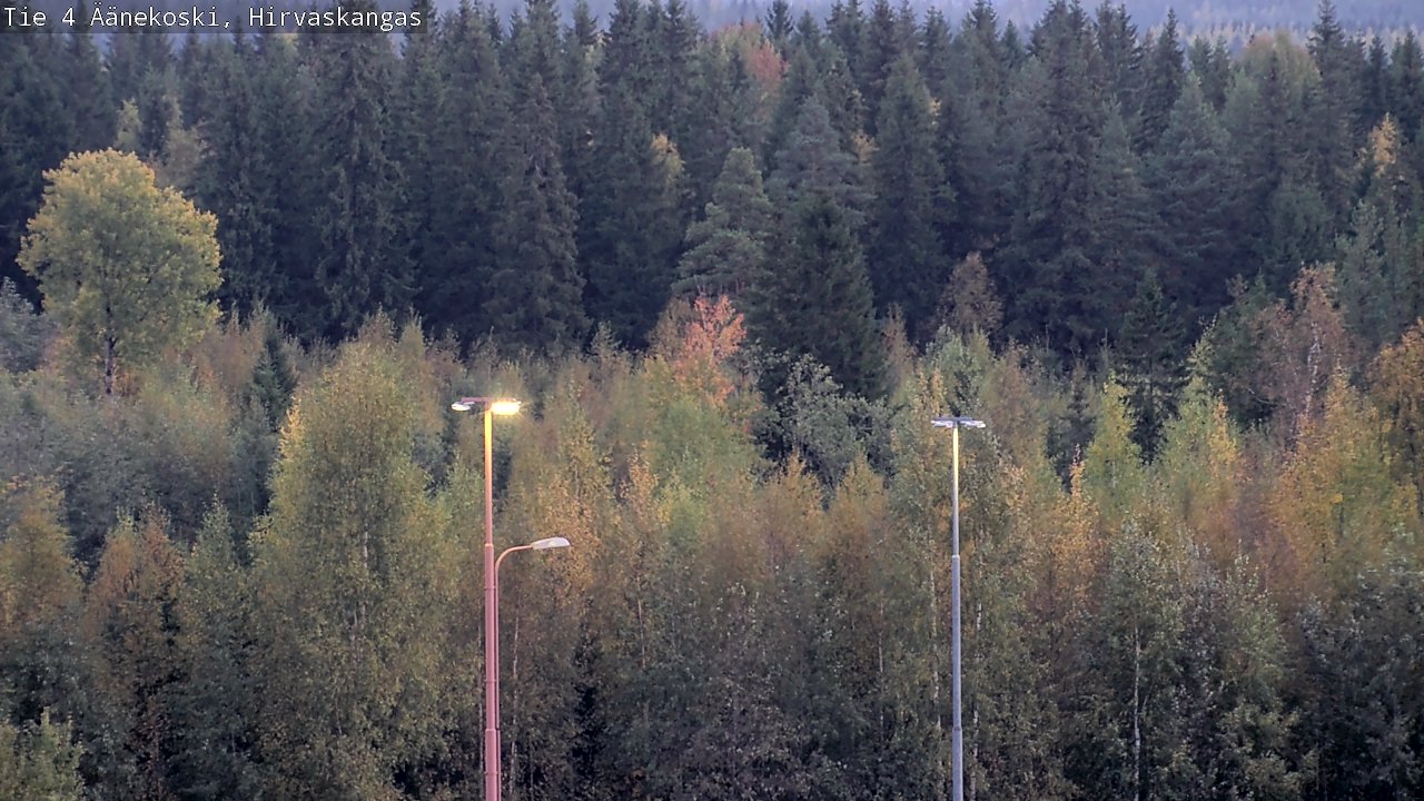 Weather Camera Image Road 4 Äänekoski, Hirvaskangas, Äänekoski, Keski-Suomi