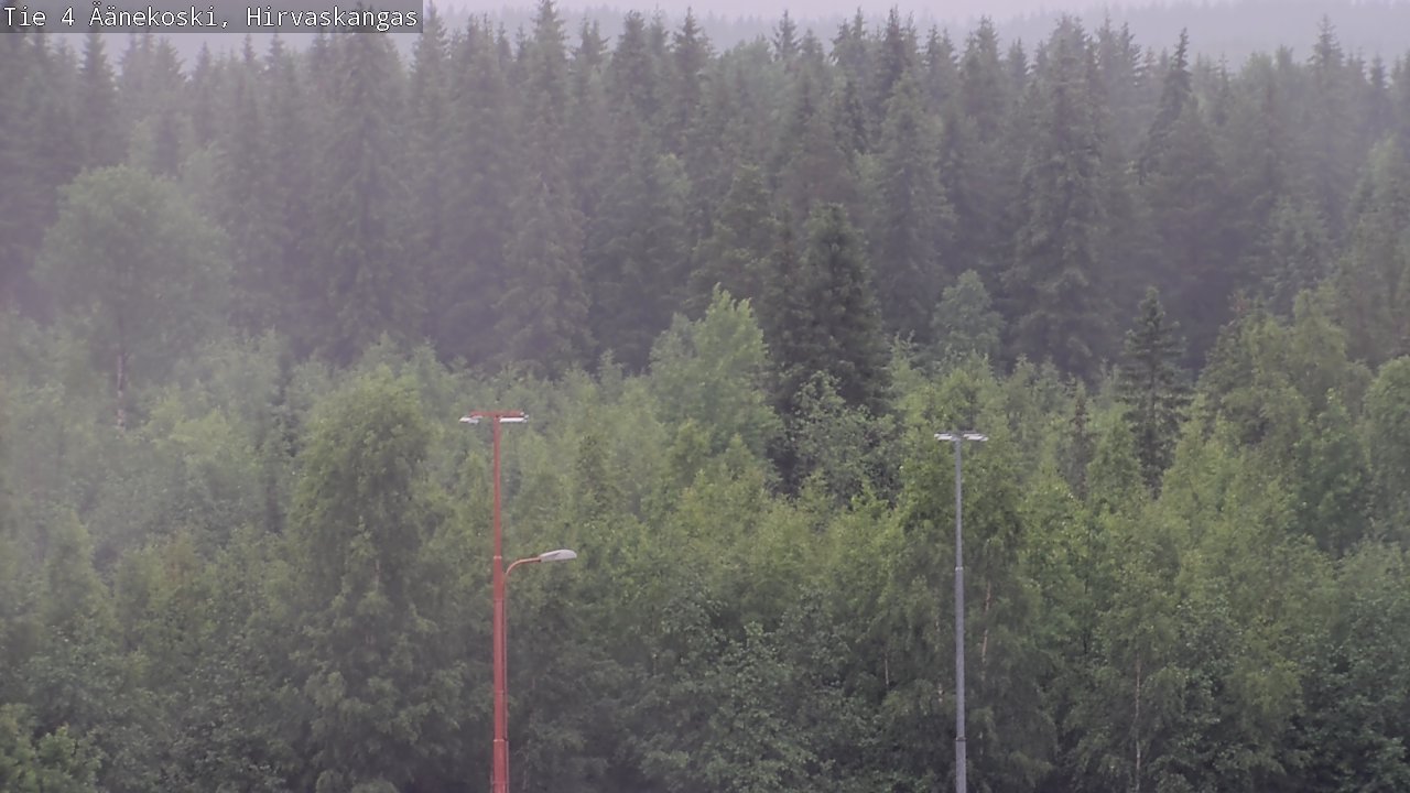 Weather Camera Image Road 4 Äänekoski, Hirvaskangas, Äänekoski, Keski-Suomi