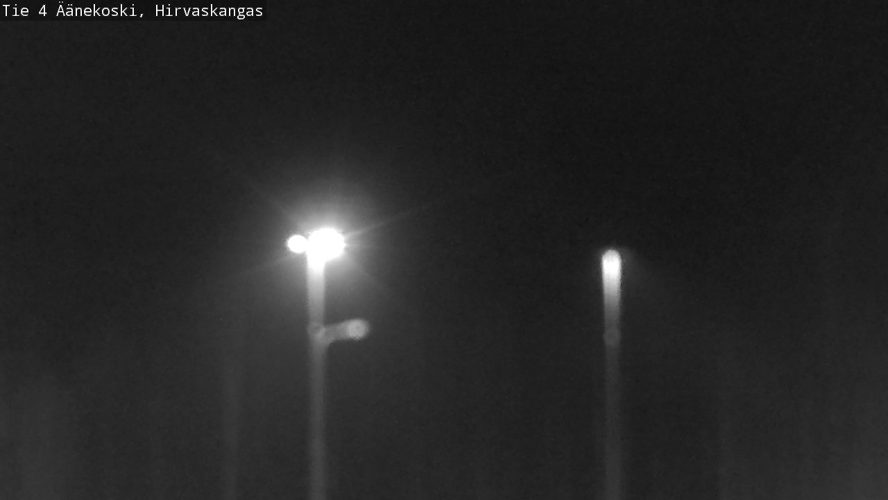 Weather Camera Image Väg 4 Äänekoski, Hirvaskangas, Äänekoski, Keski-Suomi