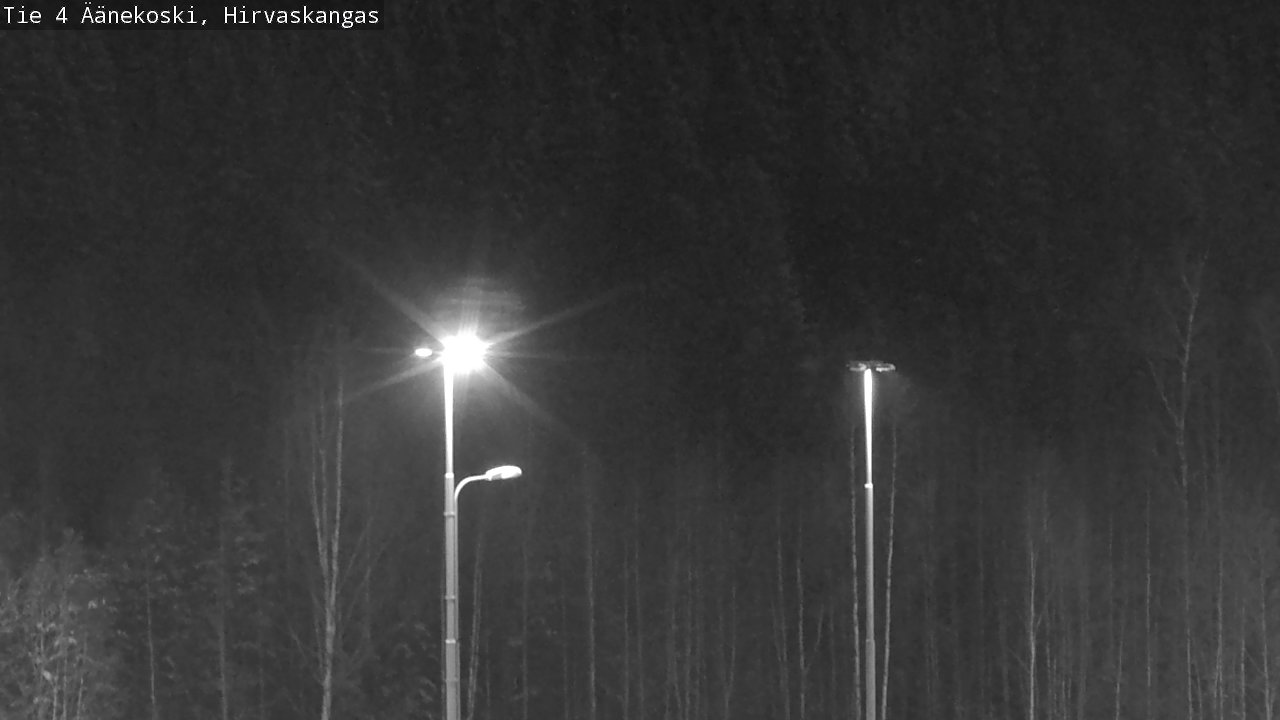 Weather Camera Image Road 4 Äänekoski, Hirvaskangas, Äänekoski, Keski-Suomi