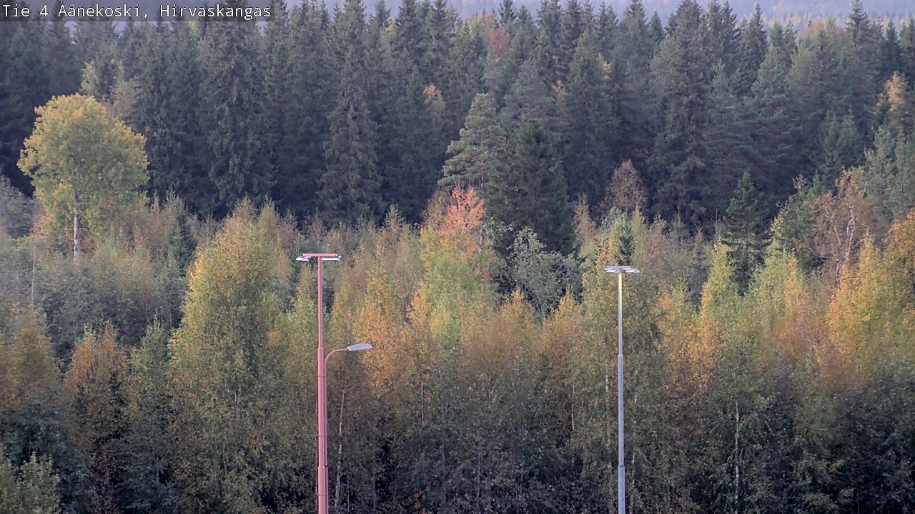 Weather Camera Image Road 4 Äänekoski, Hirvaskangas, Äänekoski, Keski-Suomi
