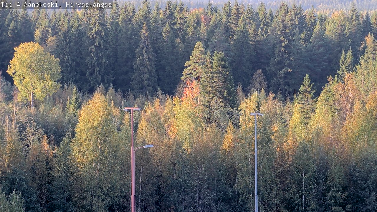 Weather Camera Image Road 4 Äänekoski, Hirvaskangas, Äänekoski, Keski-Suomi