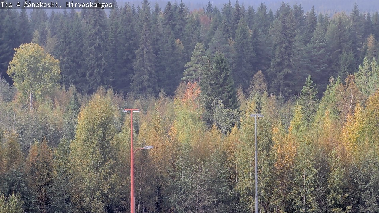 Weather Camera Image Road 4 Äänekoski, Hirvaskangas, Äänekoski, Keski-Suomi