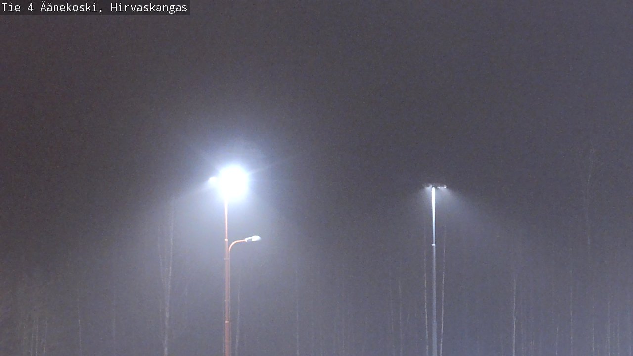 Weather Camera Image Väg 4 Äänekoski, Hirvaskangas, Äänekoski, Keski-Suomi